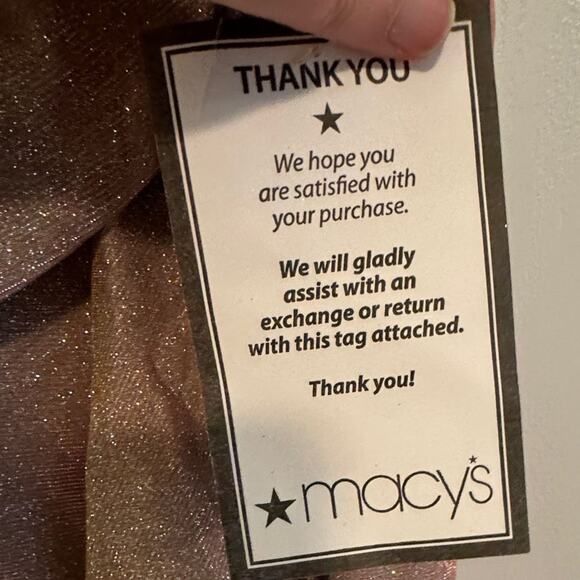 BETSY & ADAM Long Glitter Sleeveless Gown, Size 14 New with Tag MSRP $269 - Picture 10 of 11